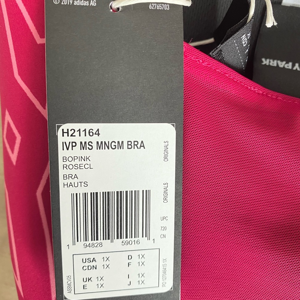 IVY PARK PINK MONOGRAM SPORTS BRA - Picture 4 of 4